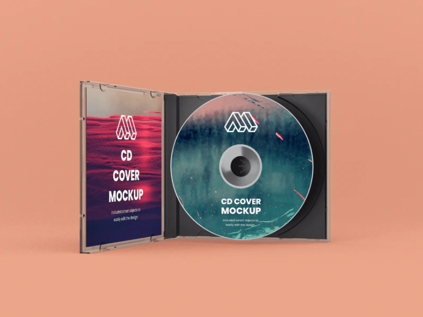 Мокап CD диска PSD