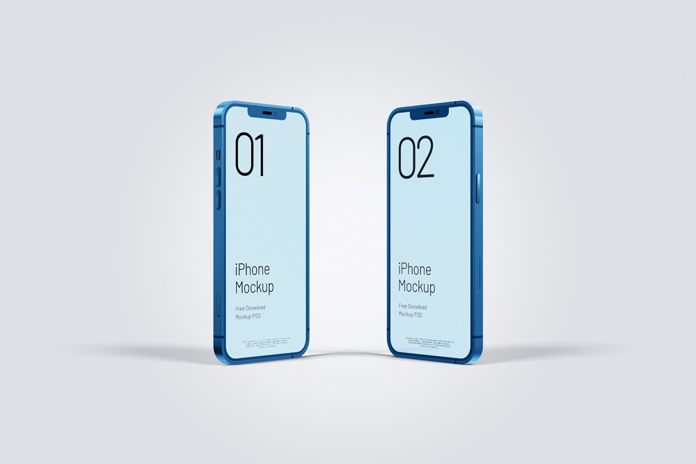 Мокап iPhone 12 pro max PSD