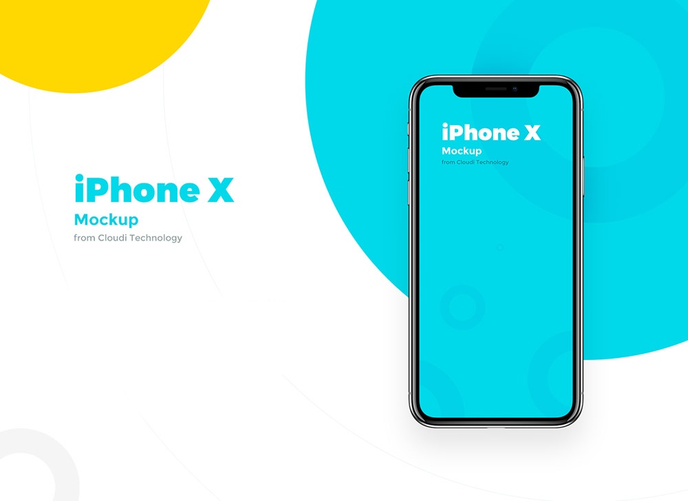 Мокап iPhone X PSD
