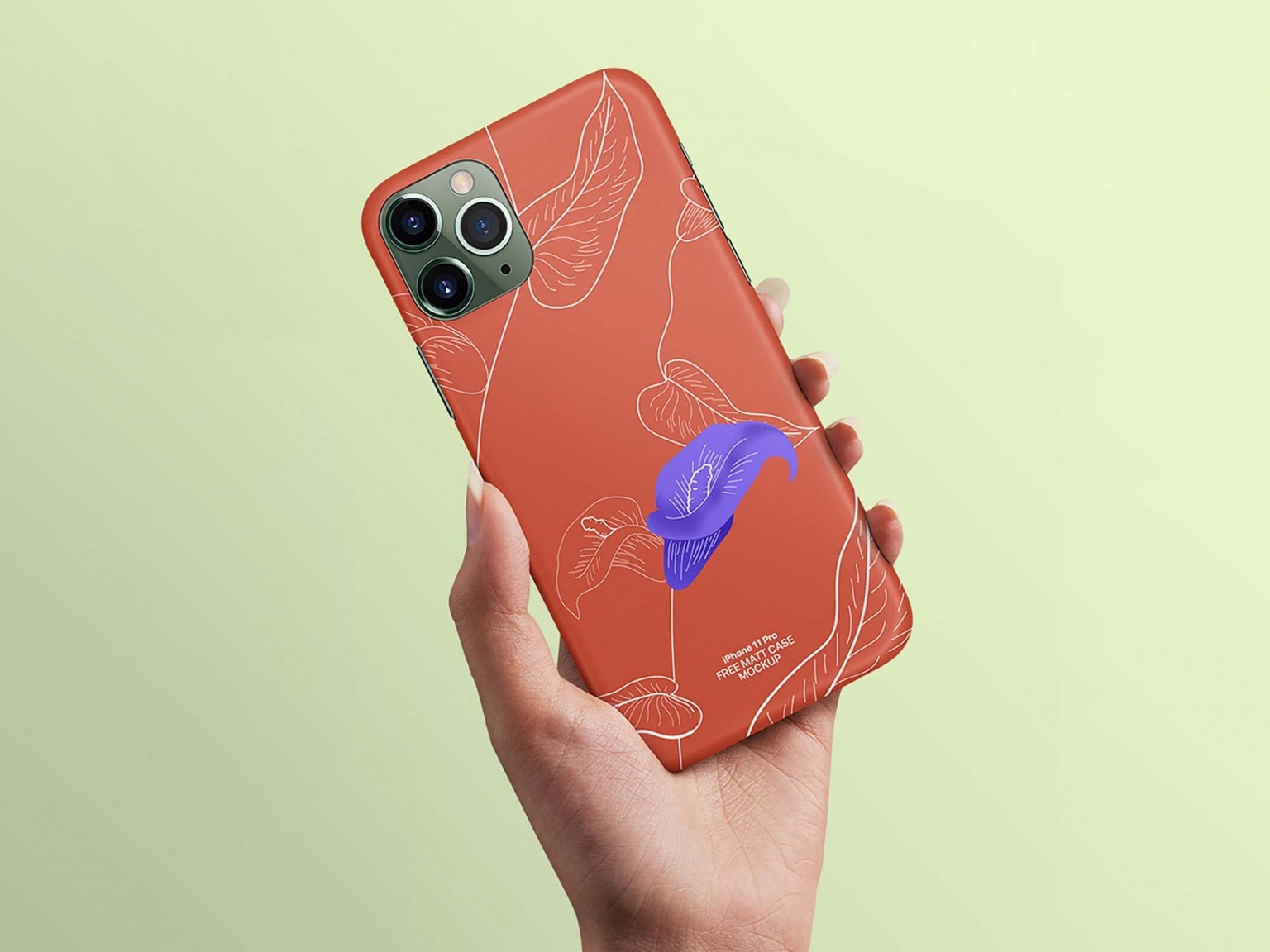 Мокап чехол iPhone 11 Pro PSD