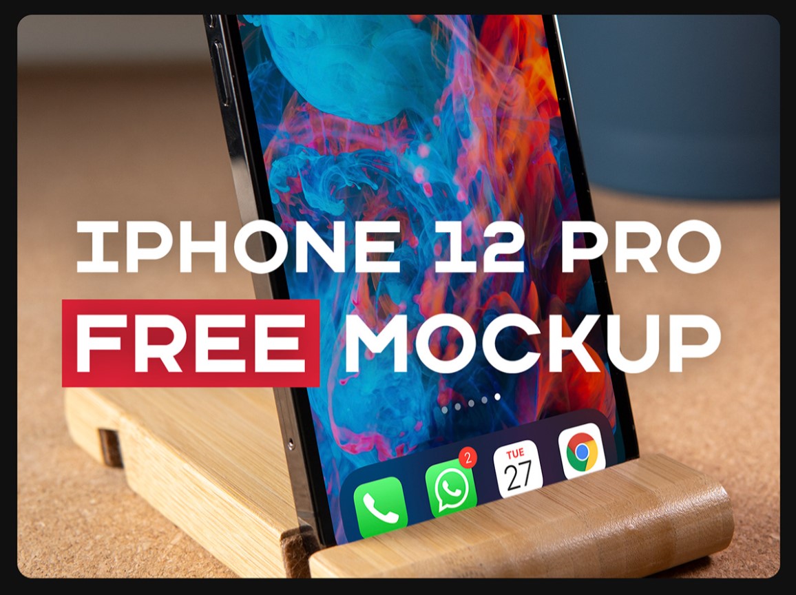 Мокап iPhone 12 pro PSD