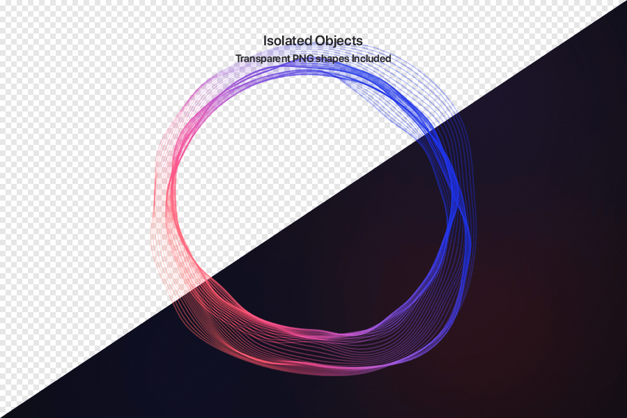 Кисти Floating Mesh Shapes  для Photoshop