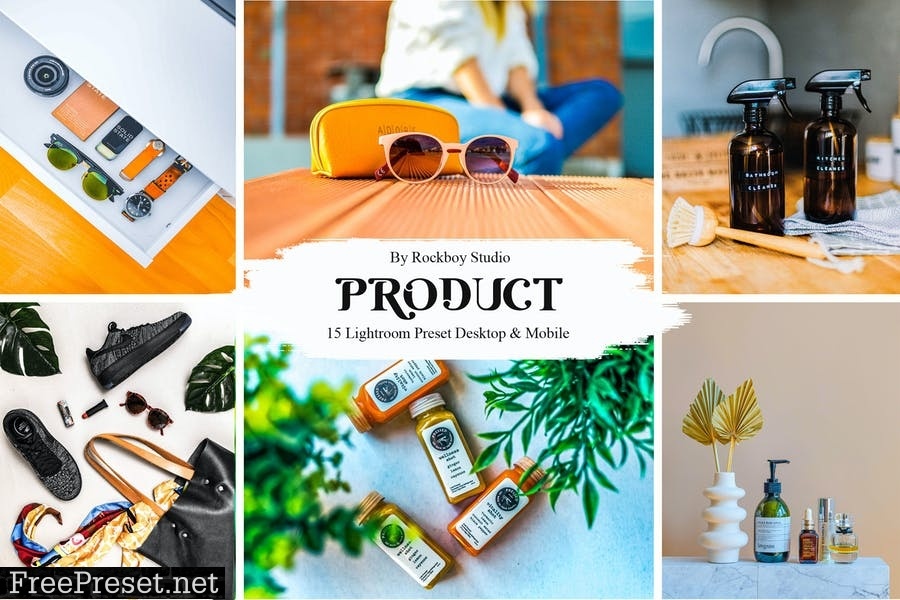 Пресет Clean Minimal Product для Lightroom