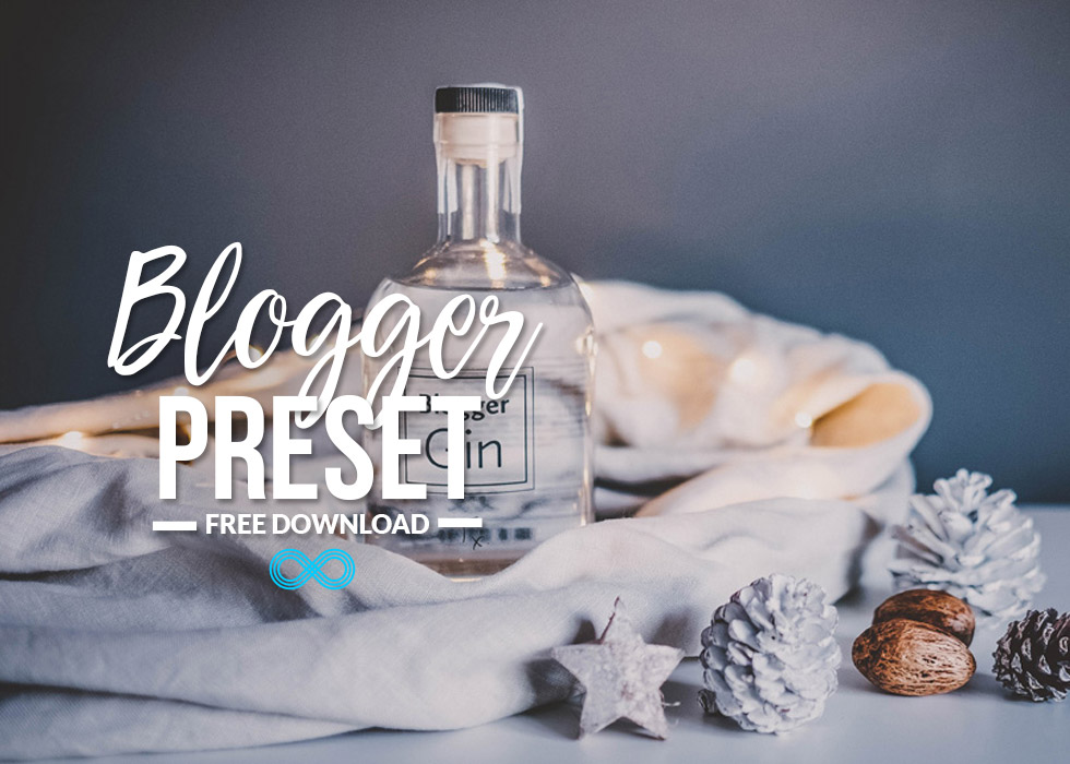 Пресет Blogger для Lightroom