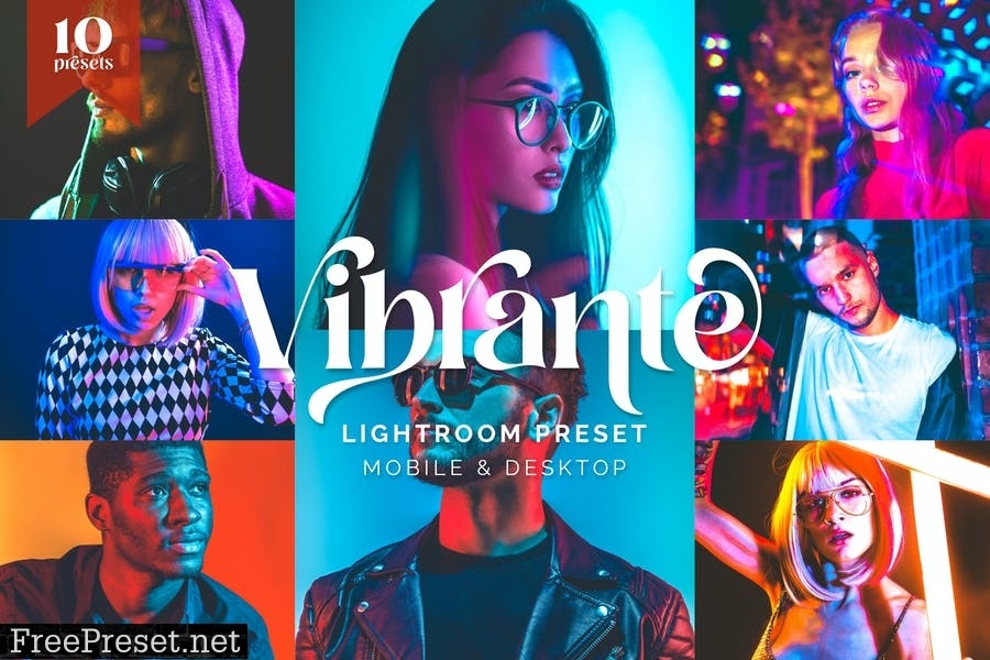 Пресет Vibrante Cyberpunk Style для lightroom