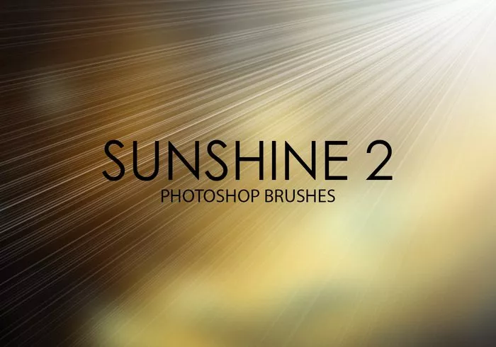 Набор кистей солнечных лучей Photoshop (ABR)