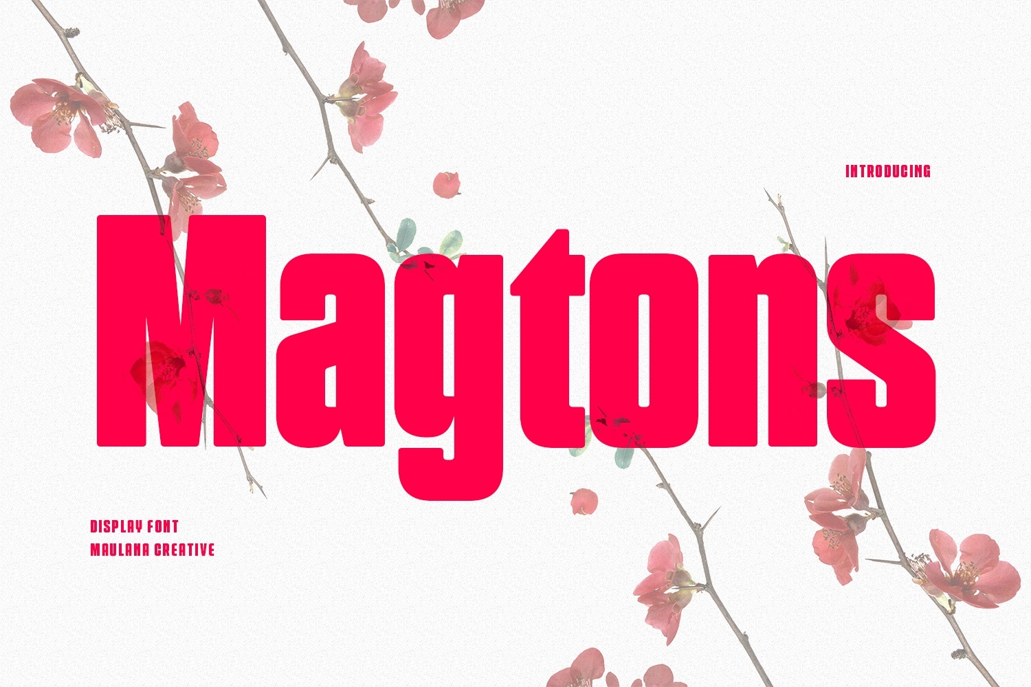 Шрифт Magtons