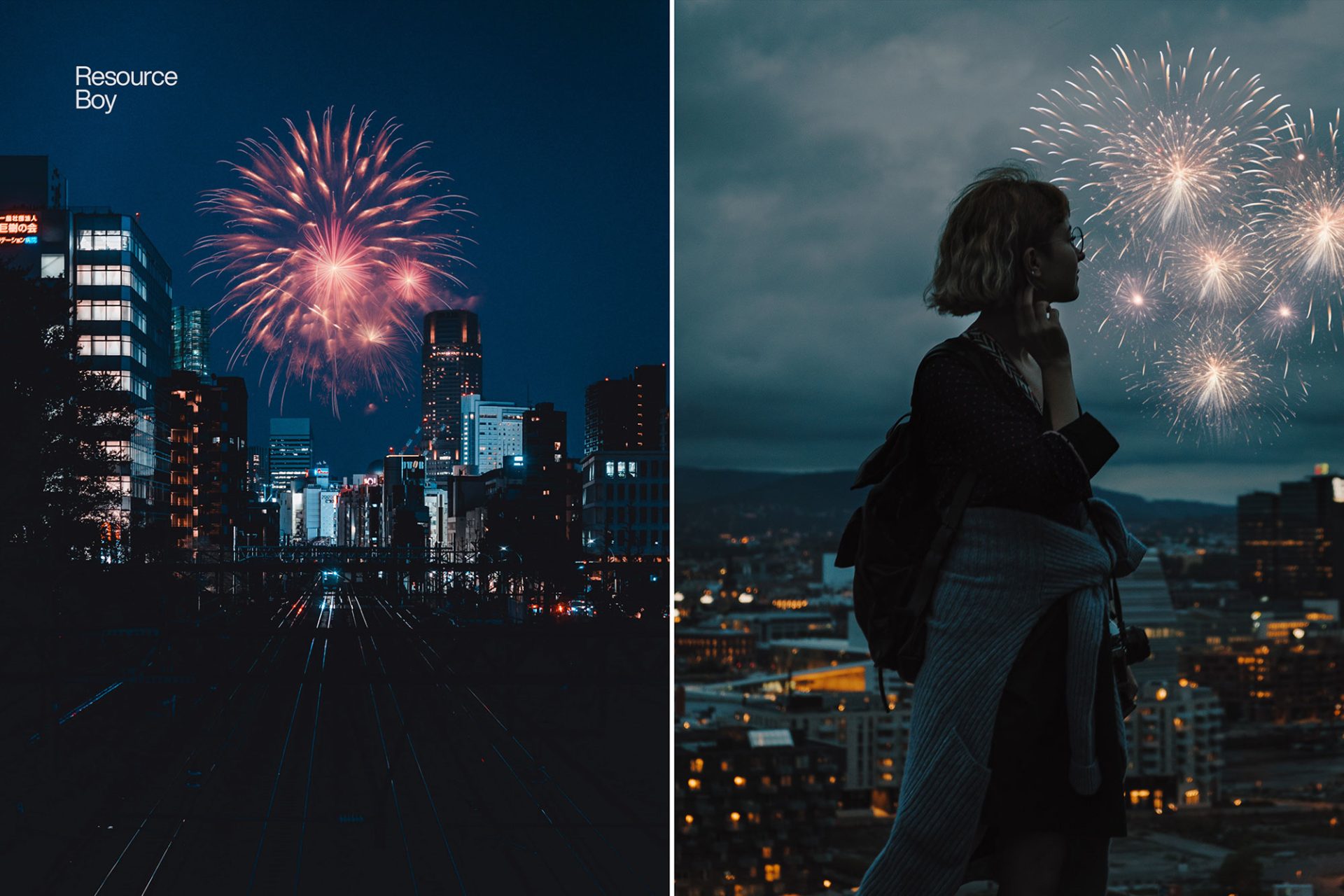 Набор кистей для Photoshop с фейерверками