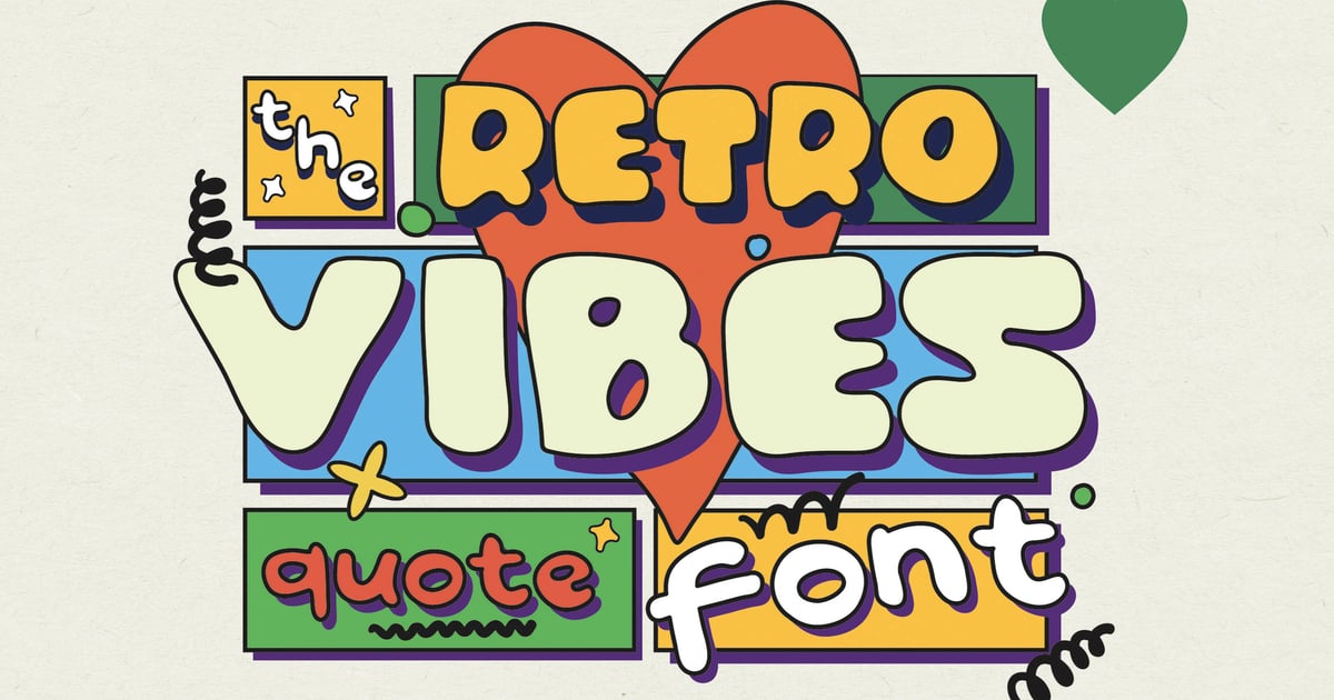 Шрифт Retro Vibes Font
