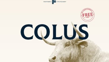 Шрифт Colus скачать— 1 бесплатное начертание, кириллица