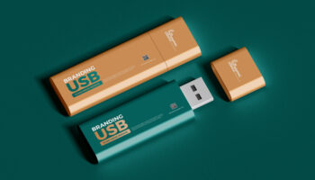 Мокап USB флешки PSD
