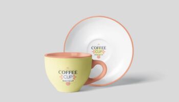 Мокап чашки для кофе PSD