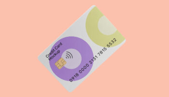 Мокап кредитной карты PSD