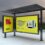 Мокап автобусной остановки с рекламой PSD