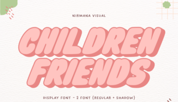 Шрифт Children Friends – Kids Font