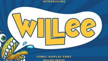 Шрифт Willee Comic Display Font