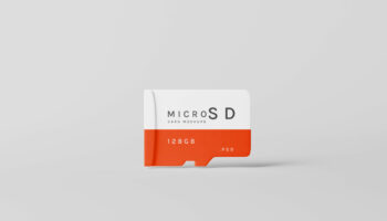 Мокап Micro SD PSD