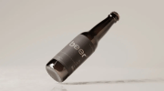 Мокап стеклянной бутылки для пива PSD