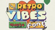 Шрифт Retro Vibes Font