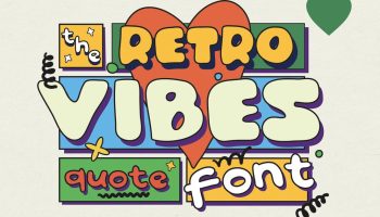 Шрифт Retro Vibes Font